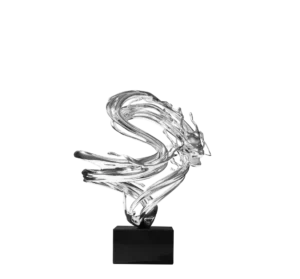 DRAGON ZHENG LU Decorativo plata