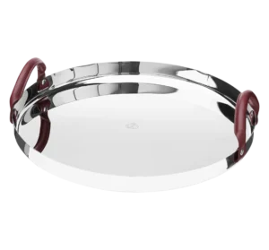 Stainless Steel Round Tray - 40 cm
